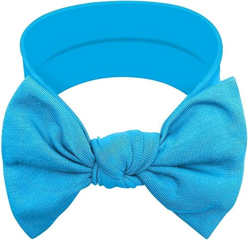 Miniatura 25 de Diademas para Bebés Niñas-Infantil, Niñas Pequeñas Bandas para el Cabello de Algodón Hechas a Mano con Lazos Accesorios para el Cabello de Niños