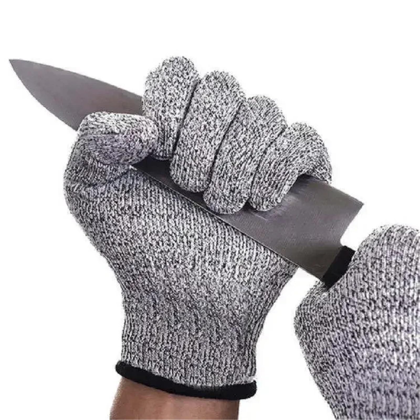 Guanti antitaglio in fibra HPPE di grado 5, resistenti all'usura, for giardinaggio, sicurezza e protezione del lavoro Resistente alla perforazione(XL)