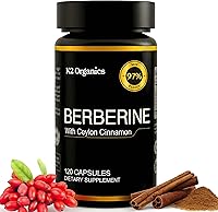 Vista 1 de GLP1 Support for Weight Loss - Sugar-Free 97% Pure Berberine Complex w Ceylon Cinnamon 1200mg [AMPK Metabolic Activator] Berberine Supplement for