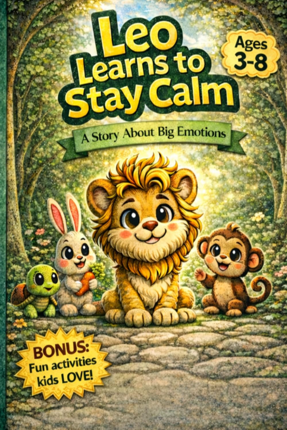 Leo the Lion Who Learned to Stay Calm: A Fun Story About Anger, Feelings, and Deep Breathing for Kids
