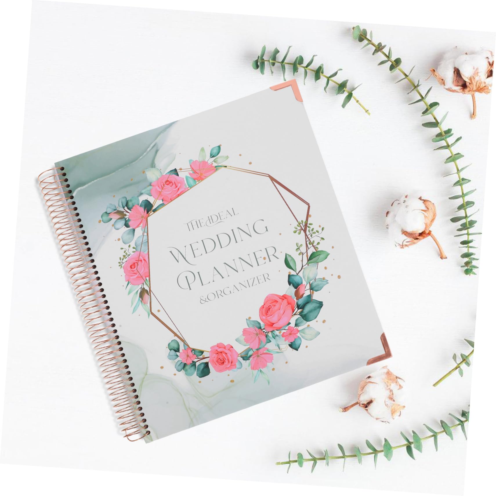 Operitacx Hochzeitsplaner Buch mit Hochzeitscheckliste Notizbuch Design und Detailliertem Zeitplan für Hochzeitsplanung und Verlobung Papier