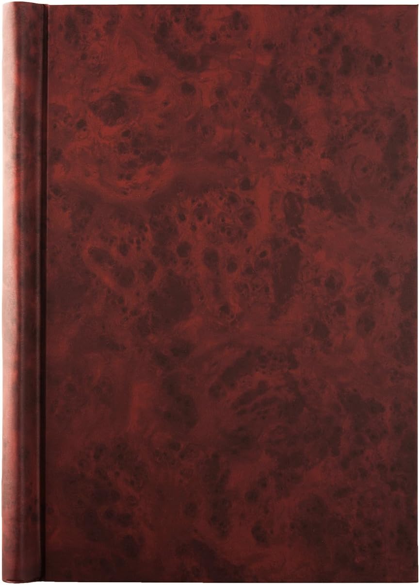 Springback Binder A5 Portrait 1-250 pages Walnut Burgundy