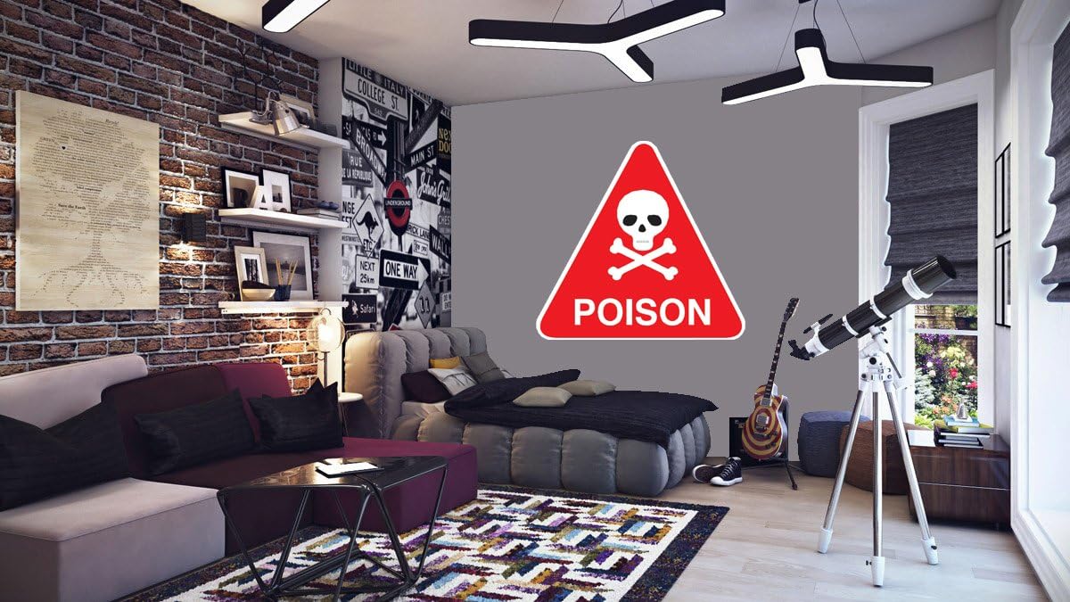 Poison Sign Wall Decal