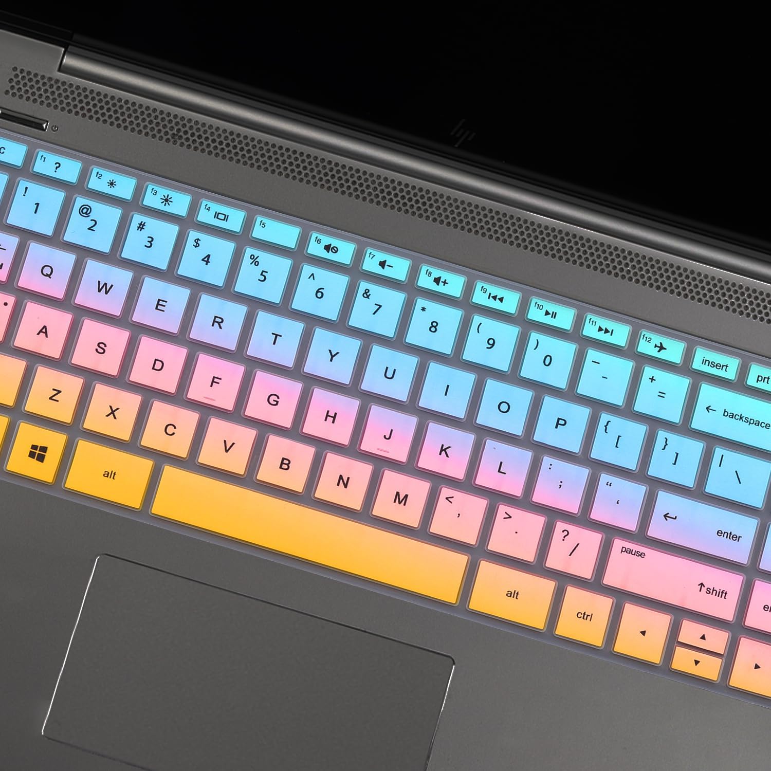 Keyboard Cover for HP 14" 14-bf 14-cm 14-cf 14-dq 14-fq/dk 14-dq0054dx/dq2053cl/dq0052dx/dq5043cl/dq2078wm/dq0055dx/dq0070nr/dq0005dx/dq1037wm/dq0040nr 14t-dq300 dq0011dx dq0002dx dq0003dx-Colorful