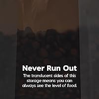 Vista 9 de IRIS USA Contenedor Hermético de Almacenamiento de Comida para Perros, WeatherPro, Hasta 40 libras, Ruedas Removibles, para Contenedor