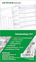 Kalenderersatzeinlage TP 1M/2S Leporello 2027