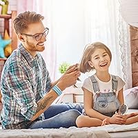 Vista 7 de 100 ligas elásticas para el cabello, banda para el cabello sin costuras, soporte para cola de caballo sin daños por arrugas, bandas de algodón