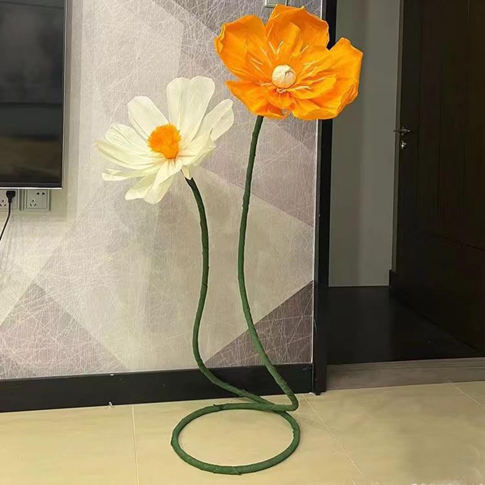 Tubo modellabile in PVC portatile da 5 metri di lunghezza per decorazioni per matrimoni, feste, styling e fai da te, tubo modellabile in PVC per, Bianco, 10m