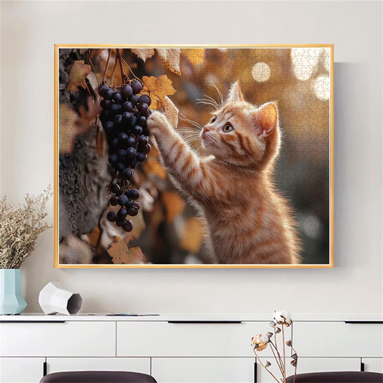 Puzzle Erwachsene 2000 Teile Katze Tier Educa Jigsaw für Kinder ab 8 Jahren Mädchen Jungen, Erwachsene Impossible Klassische Puzzles Schwer, Anspruchsvoll Spielspaß, Als Familienspiel 70x99cm t-666
