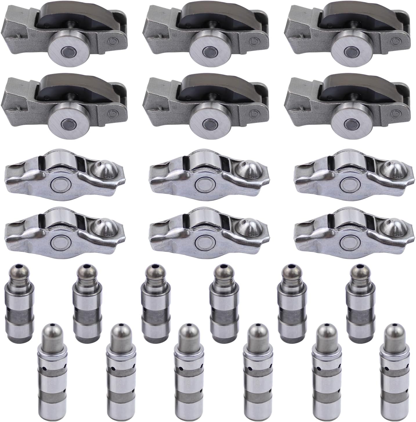 Intake and Exhaust Valve Rocker Arm and Lifters Lash Adjuster for Chrysler Pacifica Voyager Jeep Gladiator Grand Cherokee Wrangler Ram 1500 ProMaster 1500 2500 3500 Dodge Durango 3.6