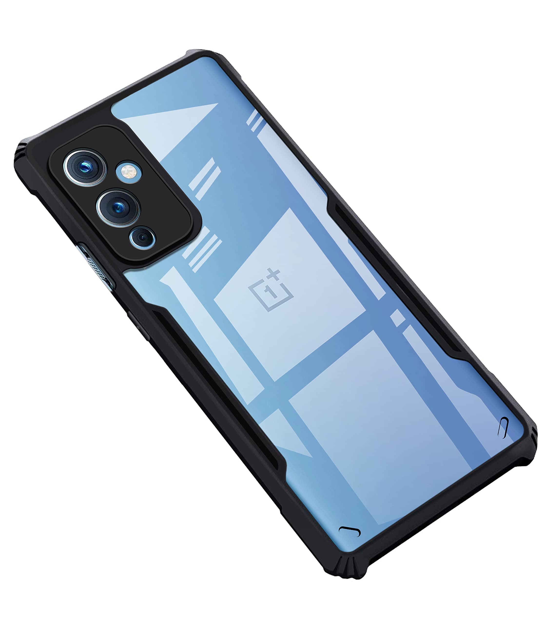 Amazon Brand - Solimo Back Case Cover for OnePlus 9 | Compatible for OnePlus 9 Back Case Cover | Clear Case for OnePlus 9 with Camera Protection | (TPU + PC | Matte Black) (B0BJKDJ4XC) Amazon Price History, Amazon Price Tracker