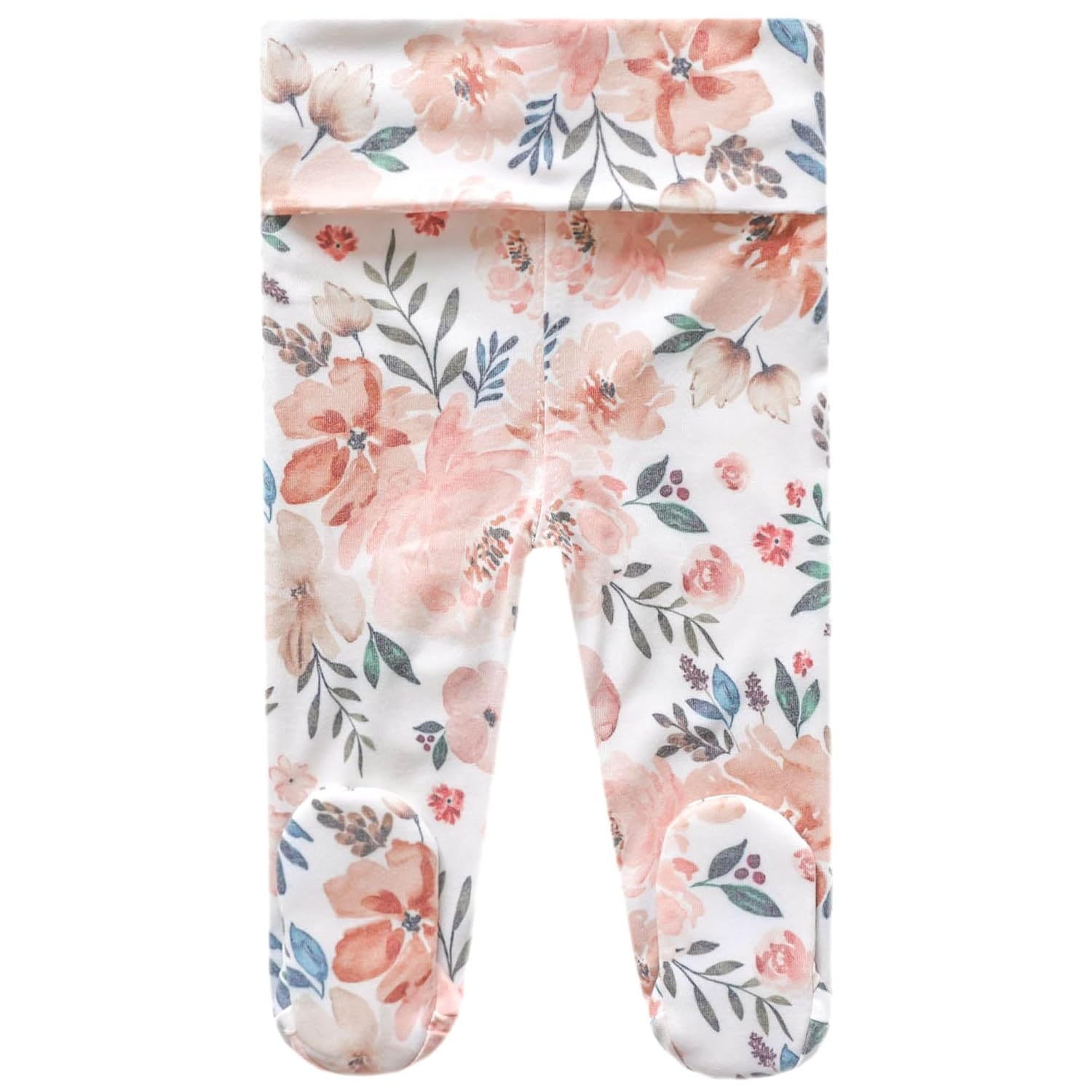 Copper Pearl Footed Baby Pants Autumn
