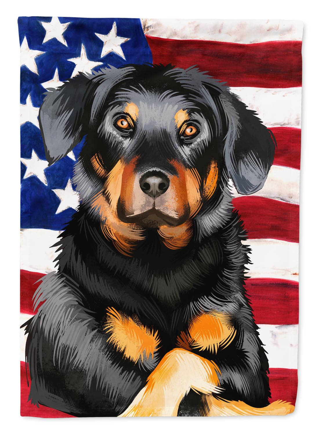 Beauceron American Flag Flag Garden Size de qualité supérieure durable