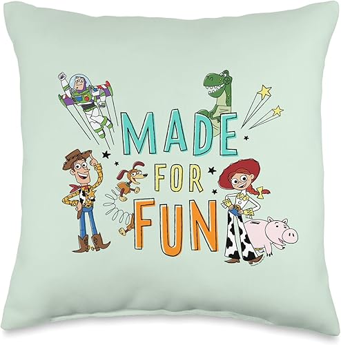Miniatura 5 de PIXAR Disney Toy Story Crew - Almohada hecha para divertirse, 18 x 18 pulgadas, multicolor