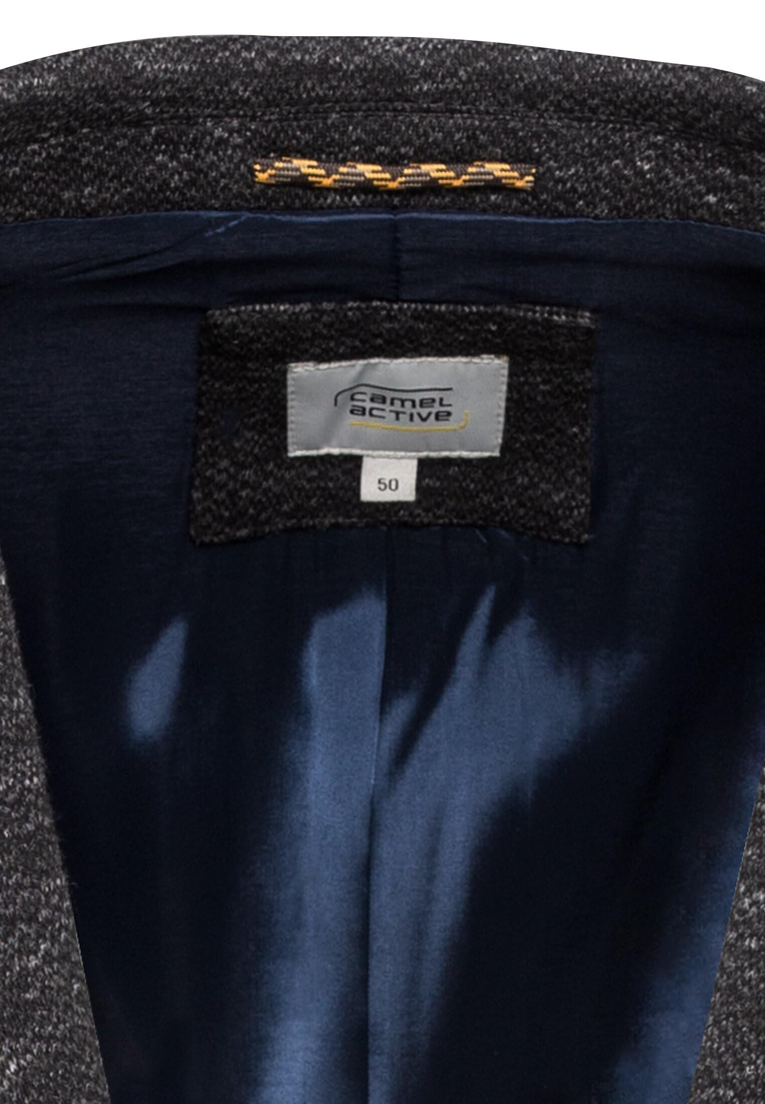 camel active Herren Casual Sakko aus einem Baumwolljersey