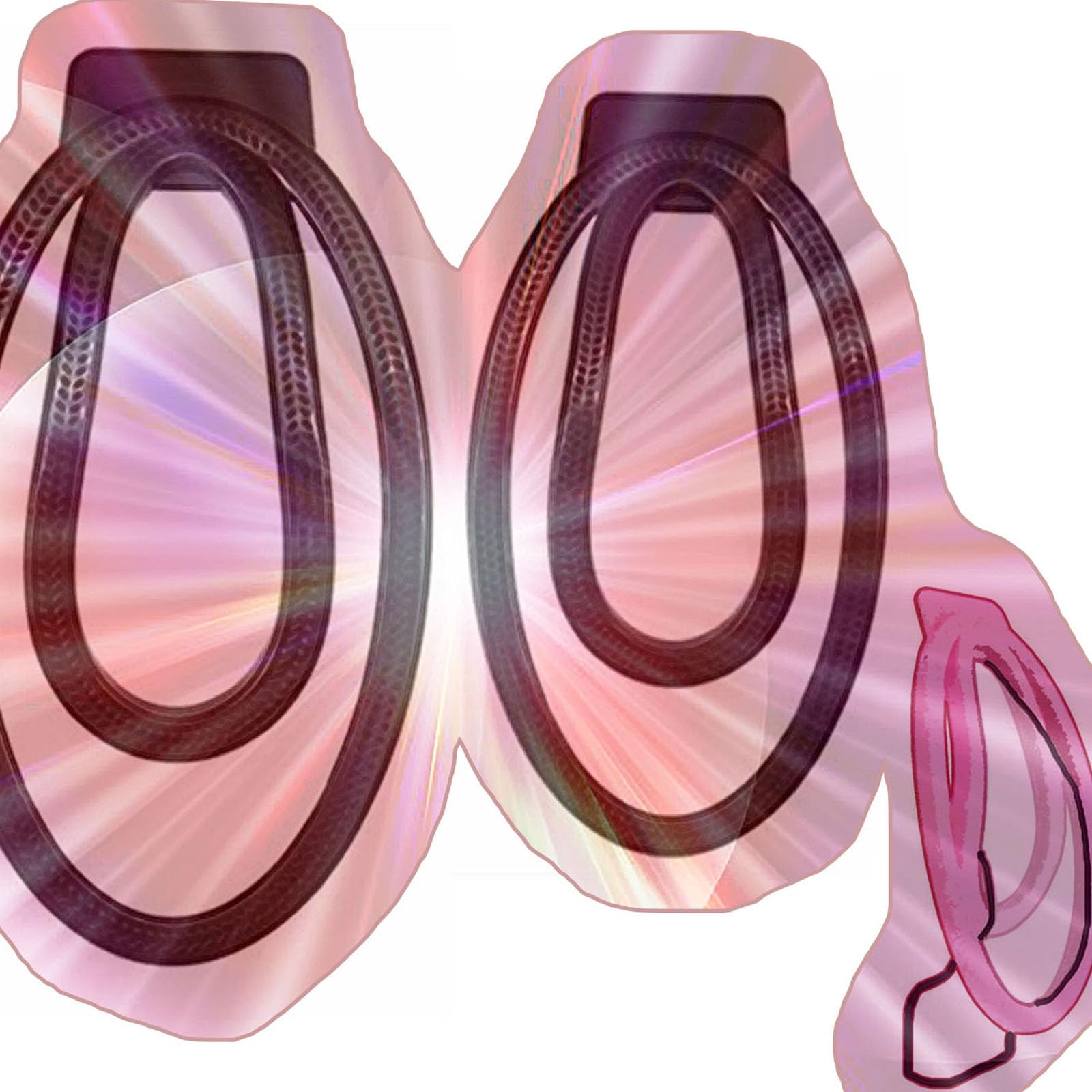 2 Sizes Male Lightweight Protection Clips, Protection Cage Accessories Set for Men -HA2402 (Black:B05)