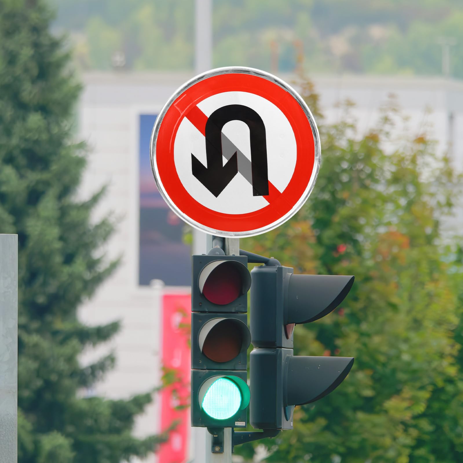 Cartello Facile da Leggere Divieto di Svolta e Resistente alle Intemperie in Alluminio Riflettente per Strada e Vialetto