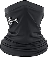 Vista 16 de BASSDASH Protección solar UPF 50+ UV Polaina para el cuello, máscara de pesca, caza, kayak, senderismo, ciclismo, esquí, deportes