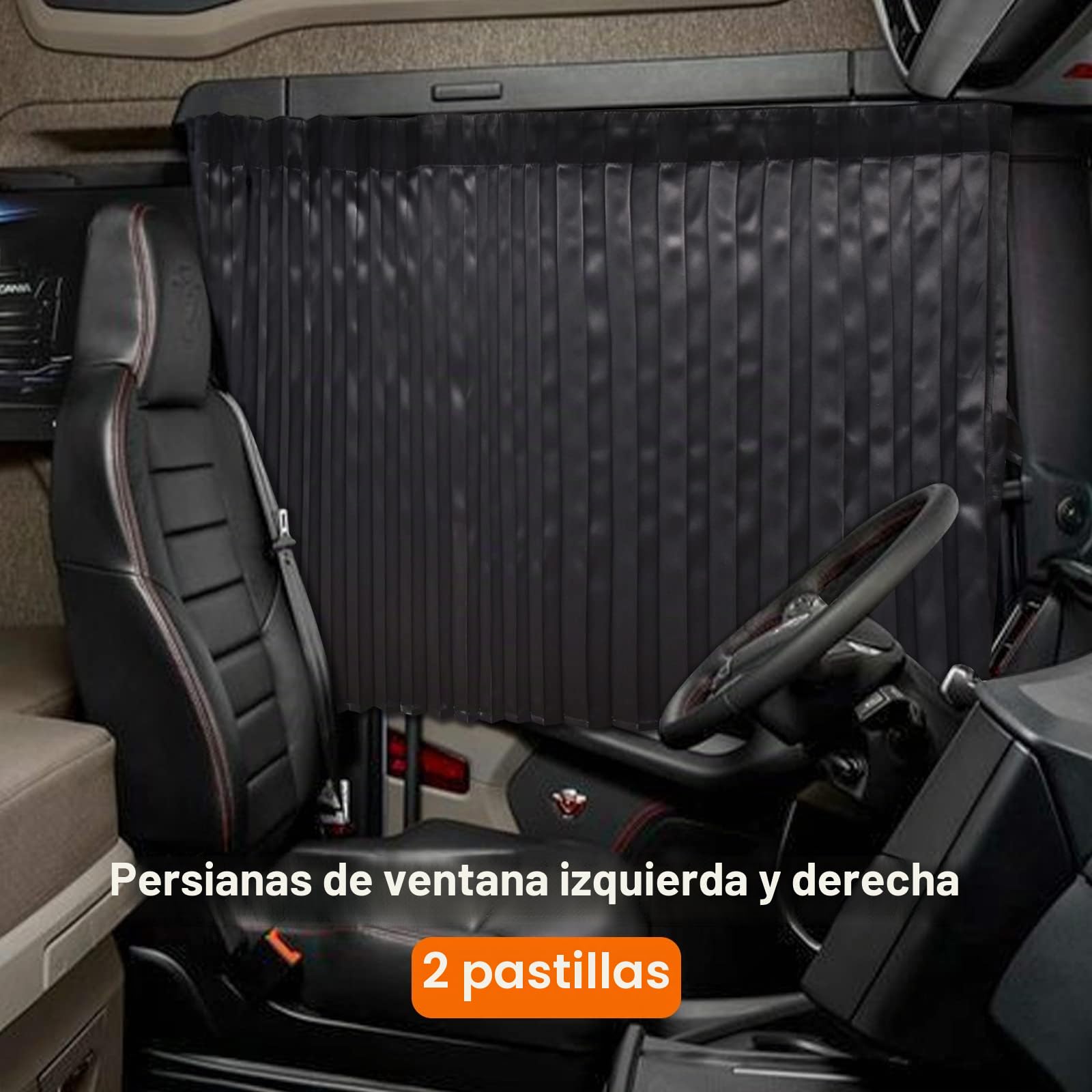 ZATOOTO Cortinas de Camiones 2 Piezas, Cortina, 240 x 90cm, Gancho Incluido | Persianas para Dormir en el Automóvil, Protección de la Privacidad, Protección UV, Montaje Sencillo, Duradero, Camping
