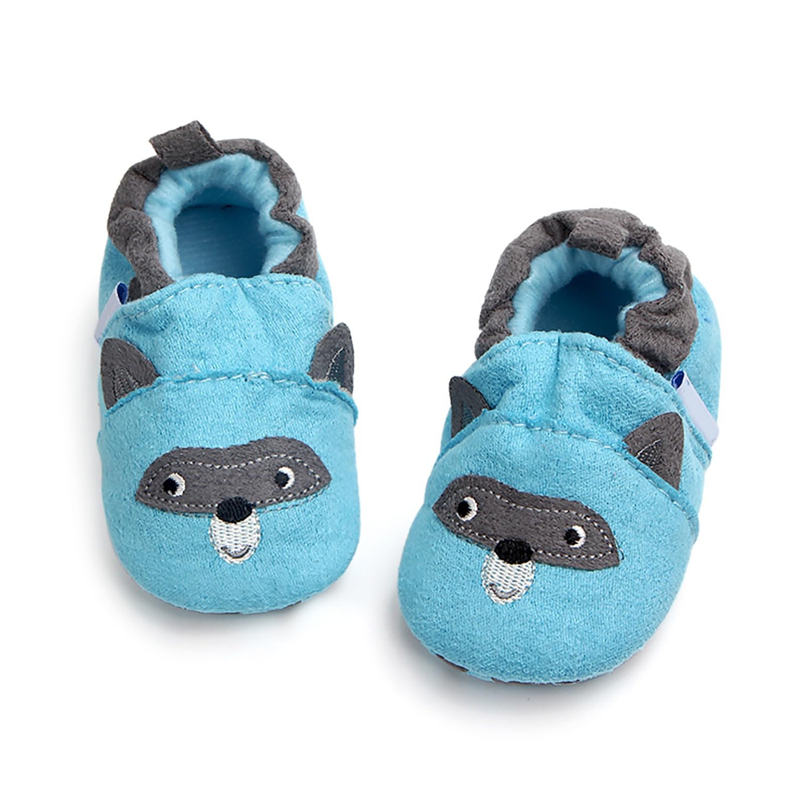 Infant Canvas Shoes Baby Shoes Newborn Baby Shoes Non Slip Ankle Sneakers for Newborn Girls Baptism Shoes (Blue, 13)