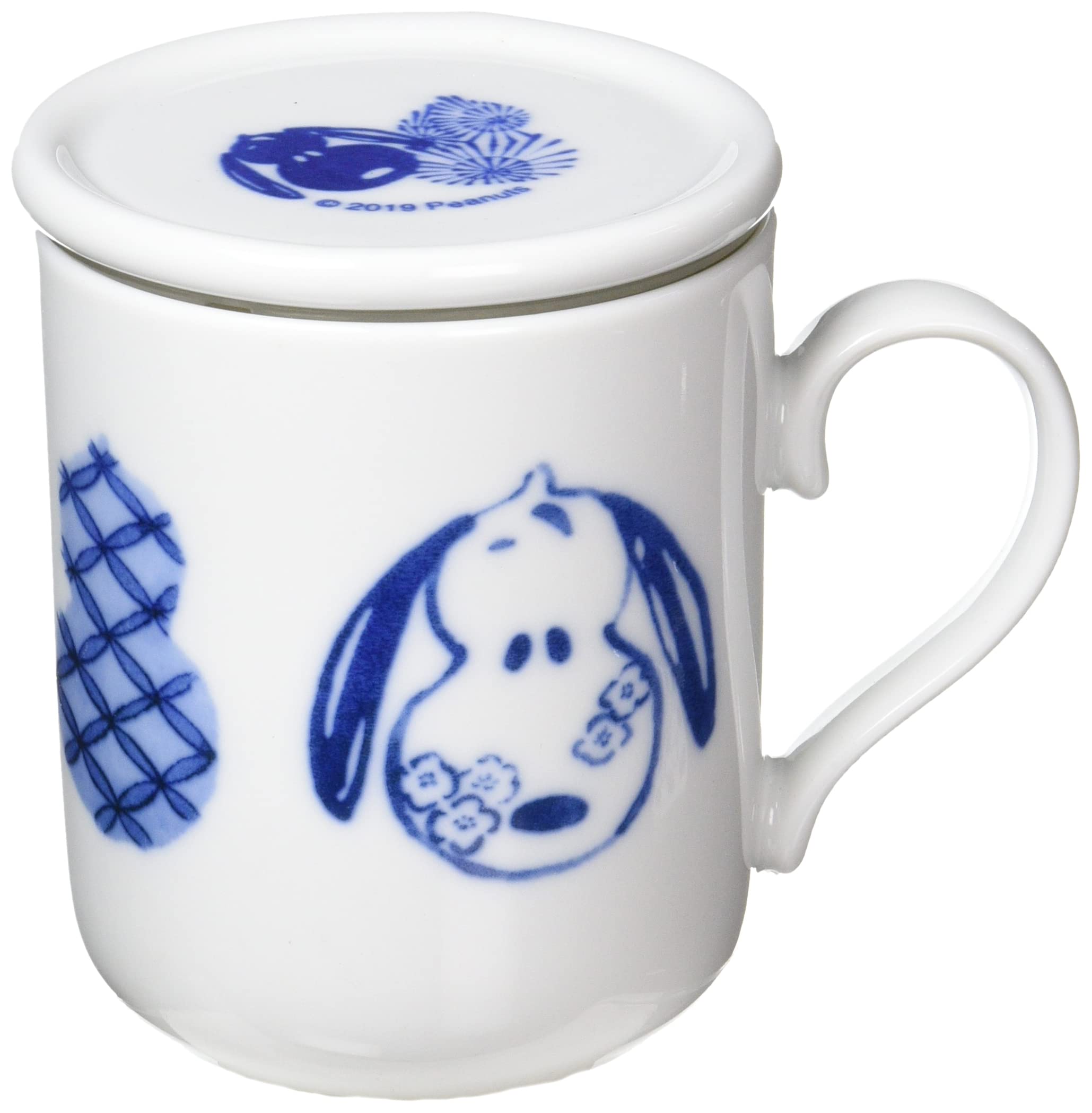 Sometsuke Gourd Tea Mug with Strainer