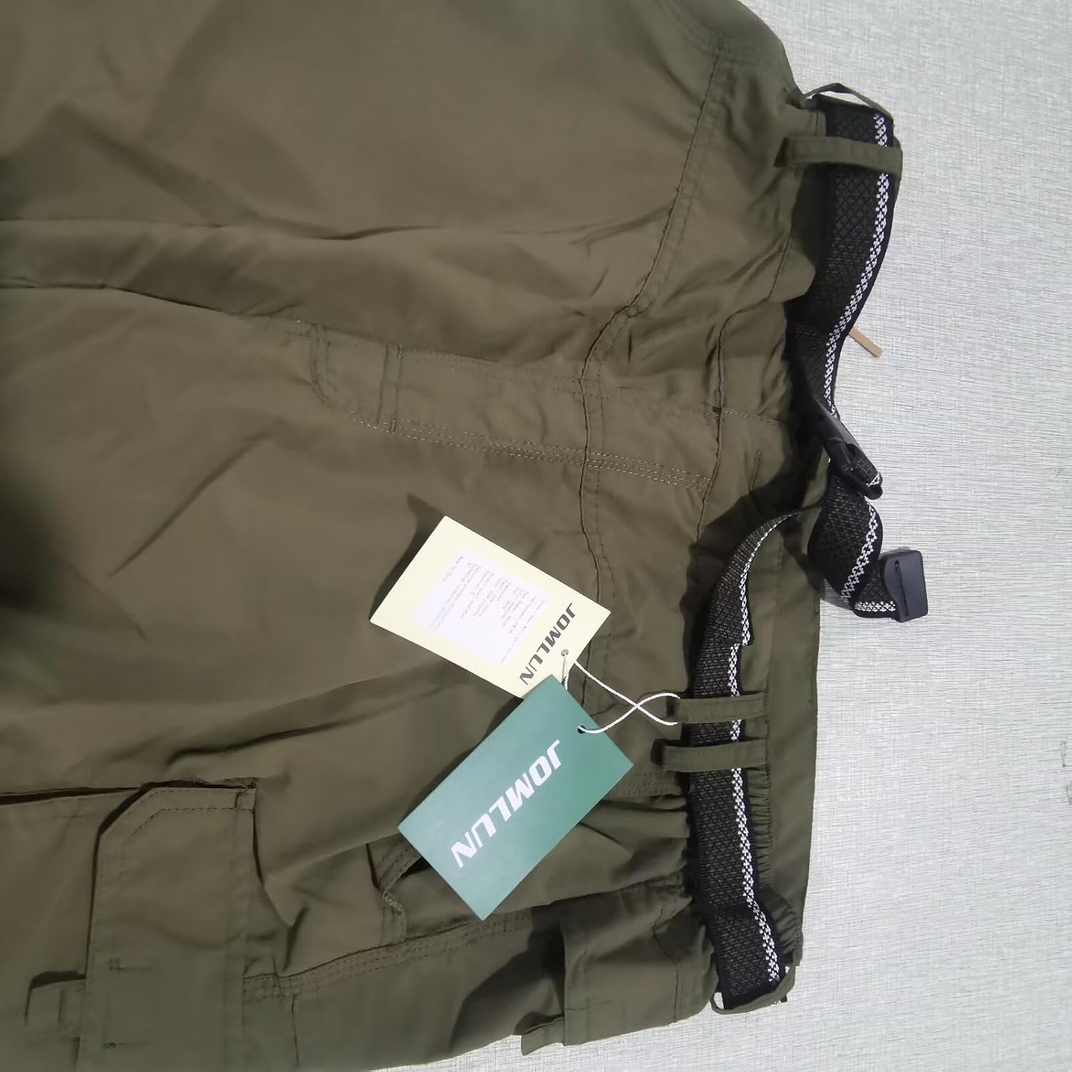 JOMLUN Boys Cargo Pants Kids Outdoor Quick Dry Convertible Zip Off Hiking Climbing Casual Trousers Youth Scout Pants