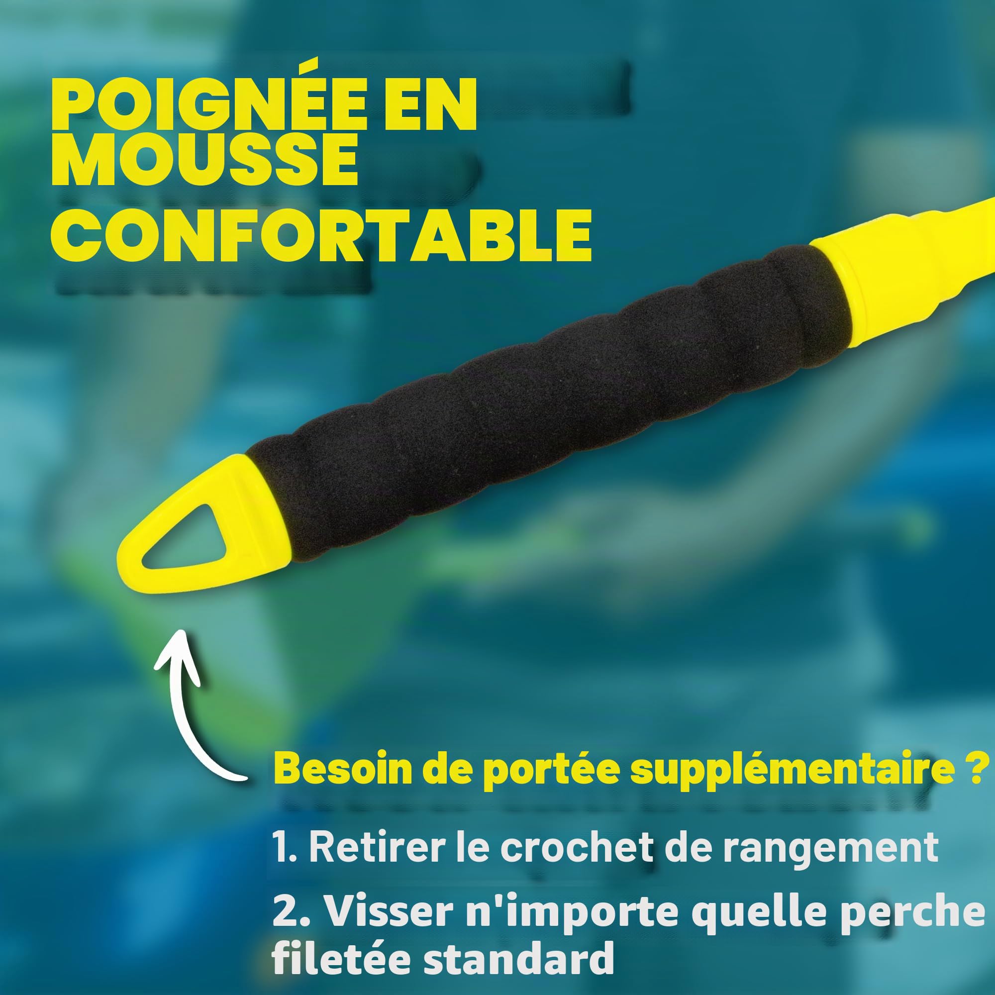 Stoner Car Care 95160 Outil de nettoyage invisible pour vitres Jaune
