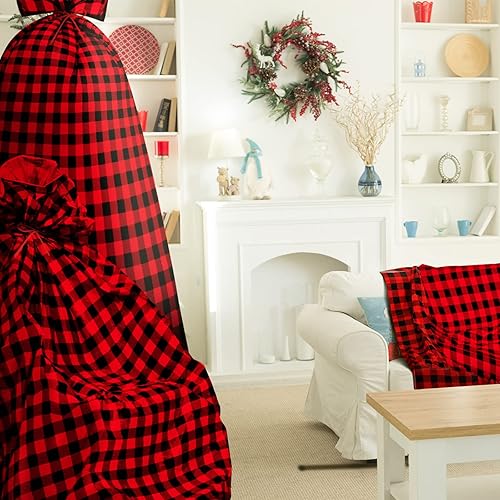 Miniatura 7 de Bolsa de almacenamiento grande para árbol de Navidad, bolsa de plástico impermeable para árbol de Navidad, cubierta vertical para árbol de Navidad