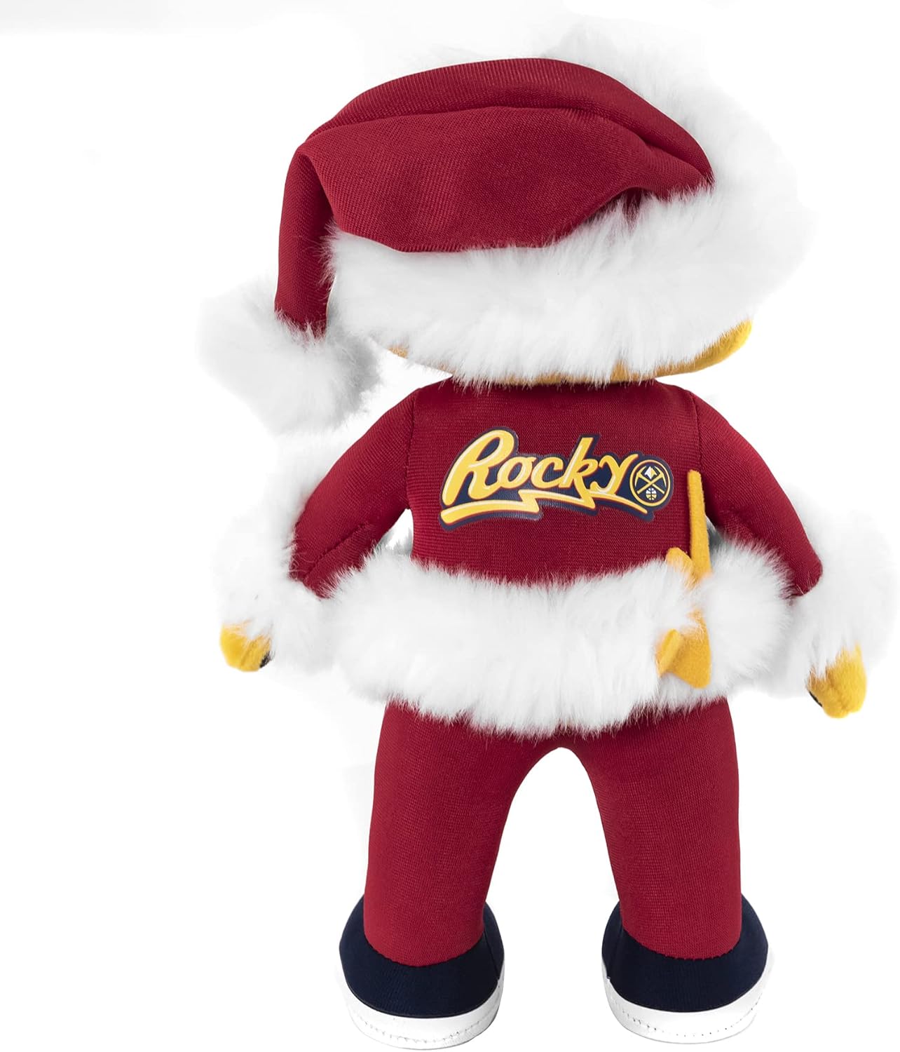 Bleacher Creatures Denver Nuggets Santa Rocky 10" Plush Figure- A X-Mas Mascot for Play or Display