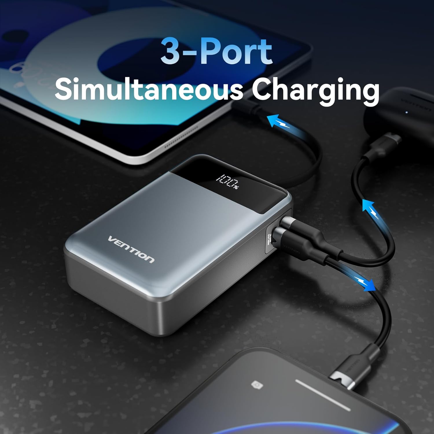 3-Port Simultaneous Charging