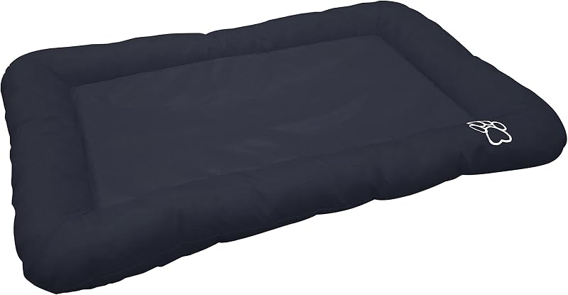 Colchonete impermeável para caixa de transporte de cães Beatrice Home Fashions, preto, 76,2 x 53,34 x 3,81 cm