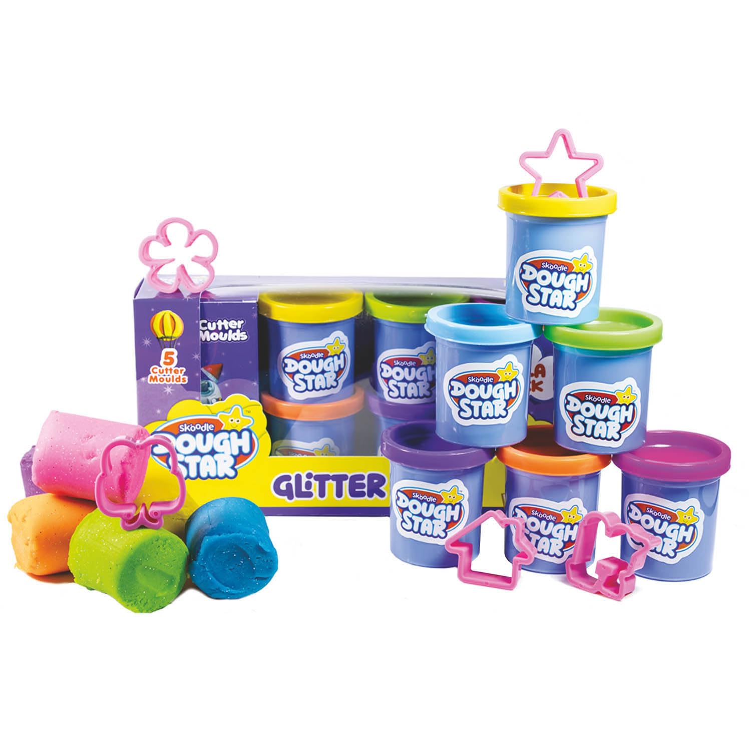 See full amazon price history chart for Skoodle Dough Star Gala Pack 300gm, 6 Shades of Non-Toxic Glitter Modelling Dough, Includes 5 Cutter Moulds for Kids 3 Years and Up Skoodle Dough Star Gala Pack 300gm, 6 Shades of Non-Toxic Glitter Modelling Dough, Includes 5 Cutter Moulds for Kids 3 Years and Up (B09K5LX8L5) Amazon Price History, Amazon Price Tracker