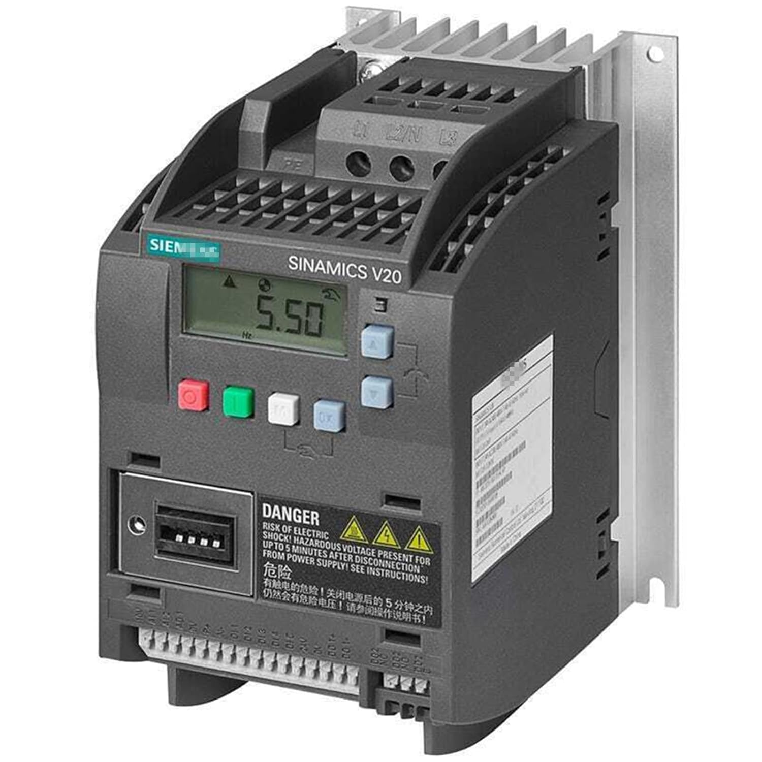 YUSKICCNE 6SL3210-5BE22-2UV0 Servo Drive 2.2Kw 6SL32105BE222UV0 V20Series VFD Sealed in Box 1 Year Warranty