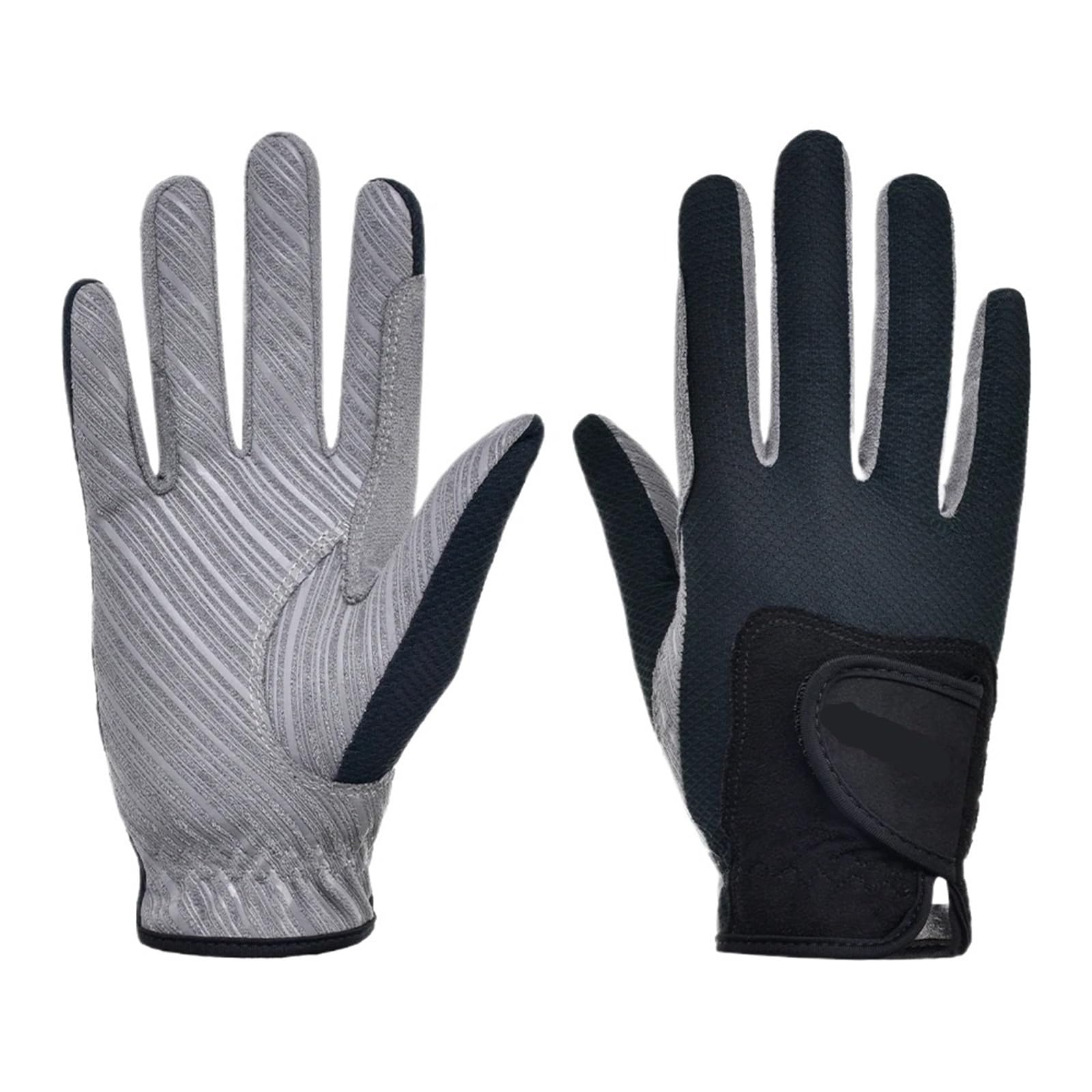 Guantes Ecuestres con Forro Polar Guantes de equitación, Guantes Transpirables Malla for Mujer para EquitacióN