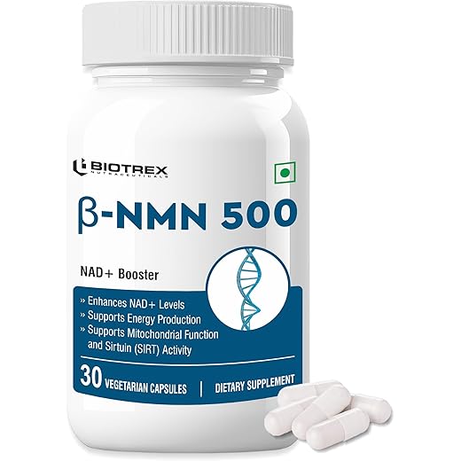 Biotrex NMN 500 Supplement 30 Capsules