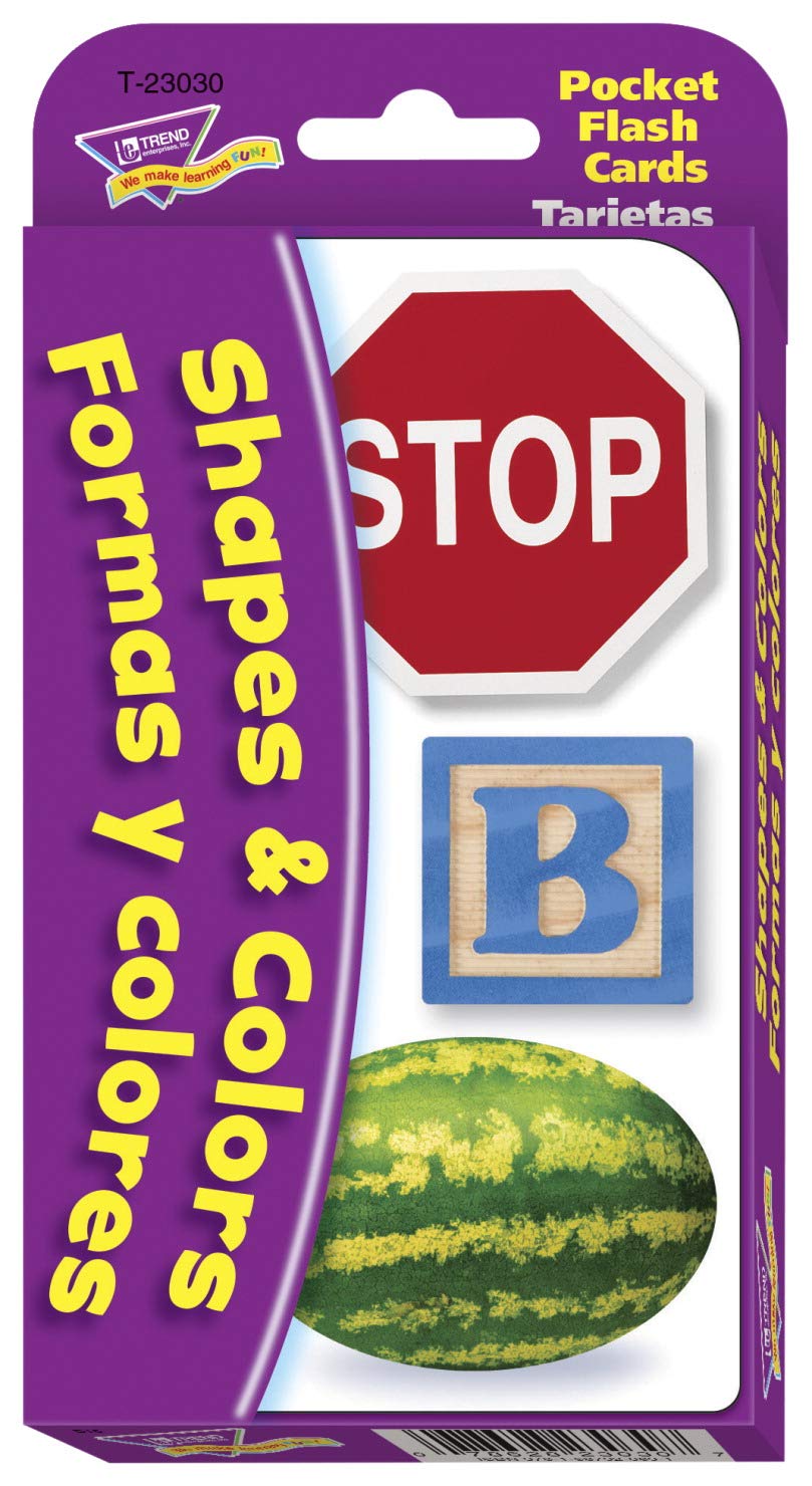 Trend EnterprisesT-23030 Shapes/Colores y formas (EN/SP) Pocket Flash Cards