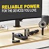 3300mAh High Drain 3.7 V 18650 Rechargeable Battery Flat top with Charger, Long Lasting Batteries for Flashlight, Camera, Small Fan (4 Pack)