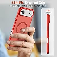 Vista 954 de SUPFINE Funda magnética para iPhone 11 (compatible con MagSafe) (protección contra caídas de grado militar), translúcida mate a prueba de golpes