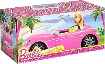 Barbie DVX59 Autre Glam Convertible Sports, Toy Vehicle for Doll, Pink Car