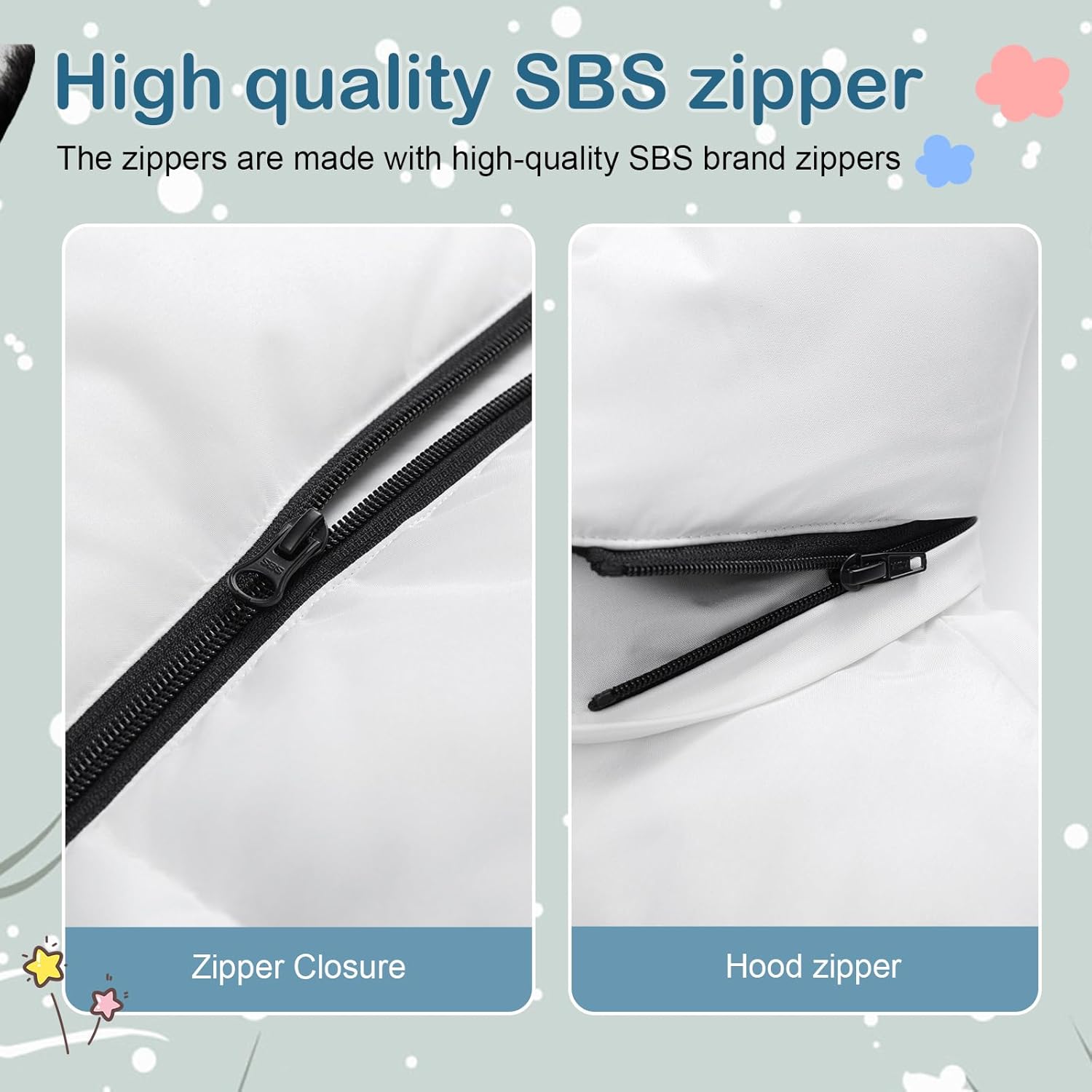 Girl's Winter Coat Kids Long Puffer Jacket Waterproof Snow Parka Warm Puffy Dress Coat with Removable Fur Hood - Image 6