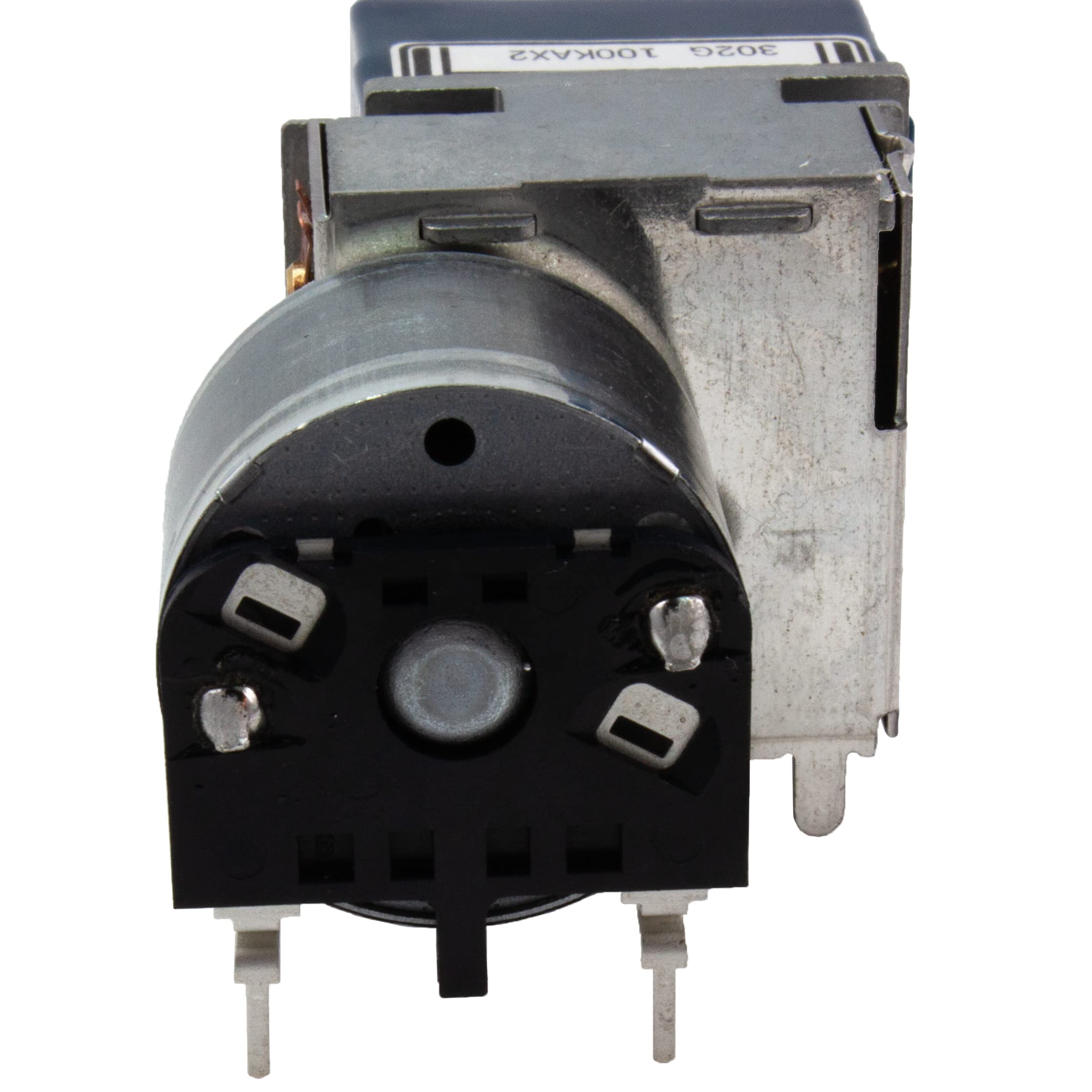 ALPS 100K Log mit Motor Stereo RK27112MC Dreh-Poti 100KAx2 Ohm logarithmisch 6mm Potentiometer Motorpotentiometer Drehpotentiometer