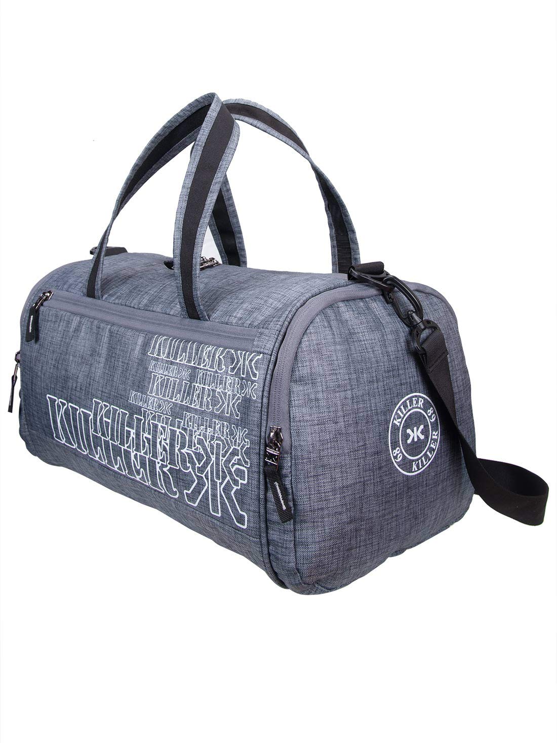 Fiternal Water Polyester 27 L Gym Bag (Grey, Large )-image-9