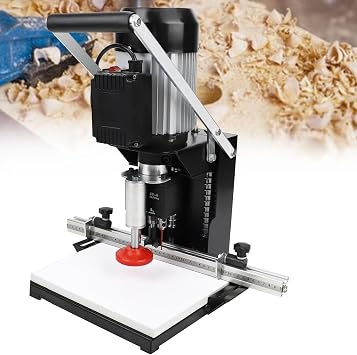 Mini benchtop Woodworking Drill, Hinge Drill, Pneumatic Drill,for Home DIY Furniture and Commercial Drilling.