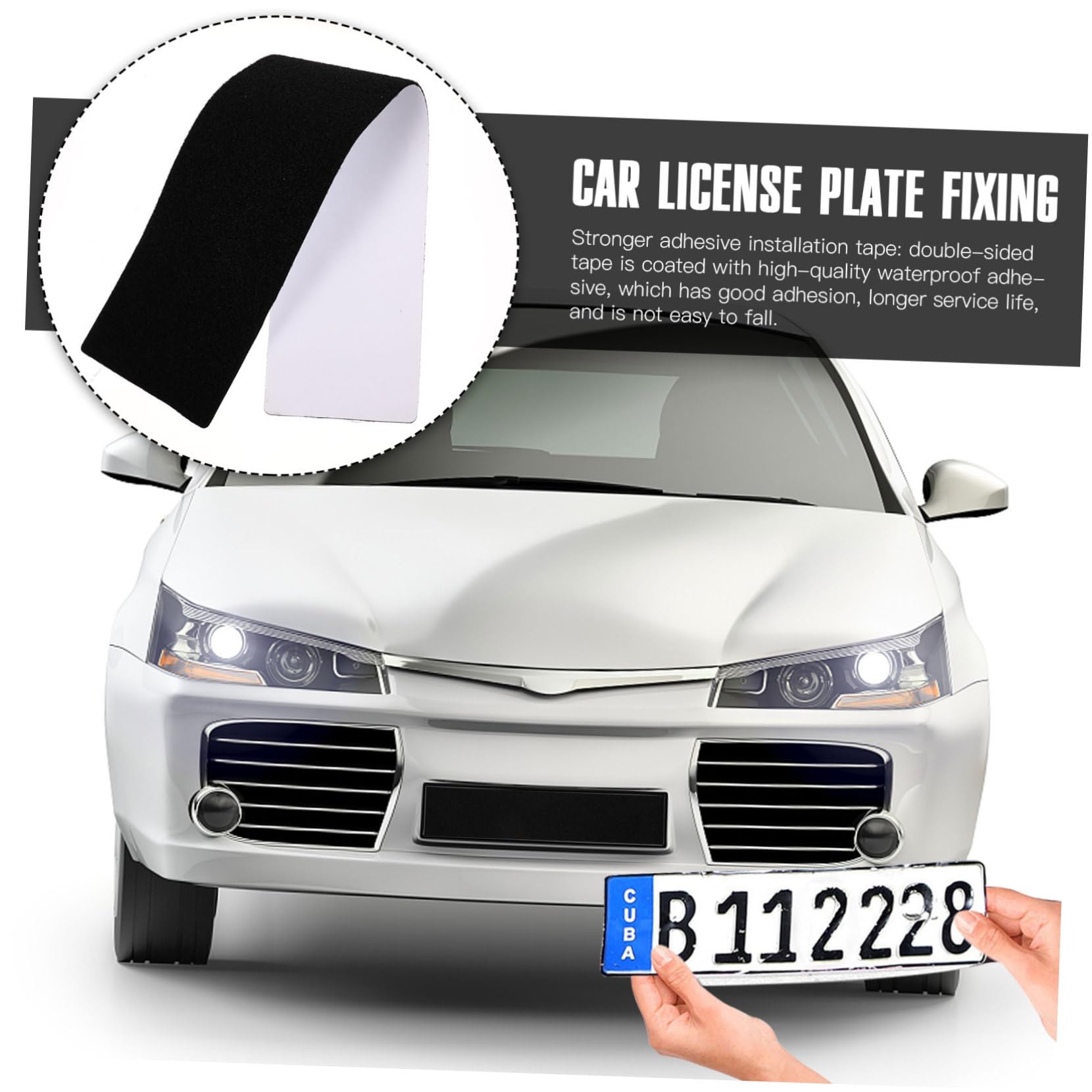 2 PCS DC 12V Plaque D'immatriculation De Voiture Anti Photo Radar Dispositif