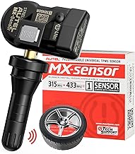 Autel TPMS Sensor 1-Sensor, MX-Sensor 315+433MHz Rubber Valve Programmable | OEM Universal TPMS Sensor, Press-in Autel Tire Pressure Sensors, Programmed by MaxiTPMS TS508WF/TS501 PRO/TS408/ITS600