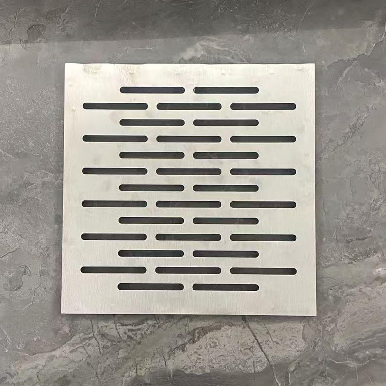 Pokrywa odpływowa wykopu ogrodowego z E – 50 x 50 cm ruszt do betonu do umywalki na taras patio podwórko i podłogę Ga odpływ kwadratowa kratka kanalizacyjna Solut
