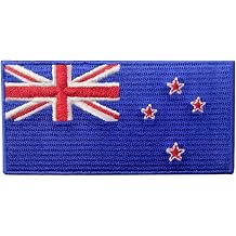 New Zealand Flag Patch Embroidered Iron On Sew On Patch