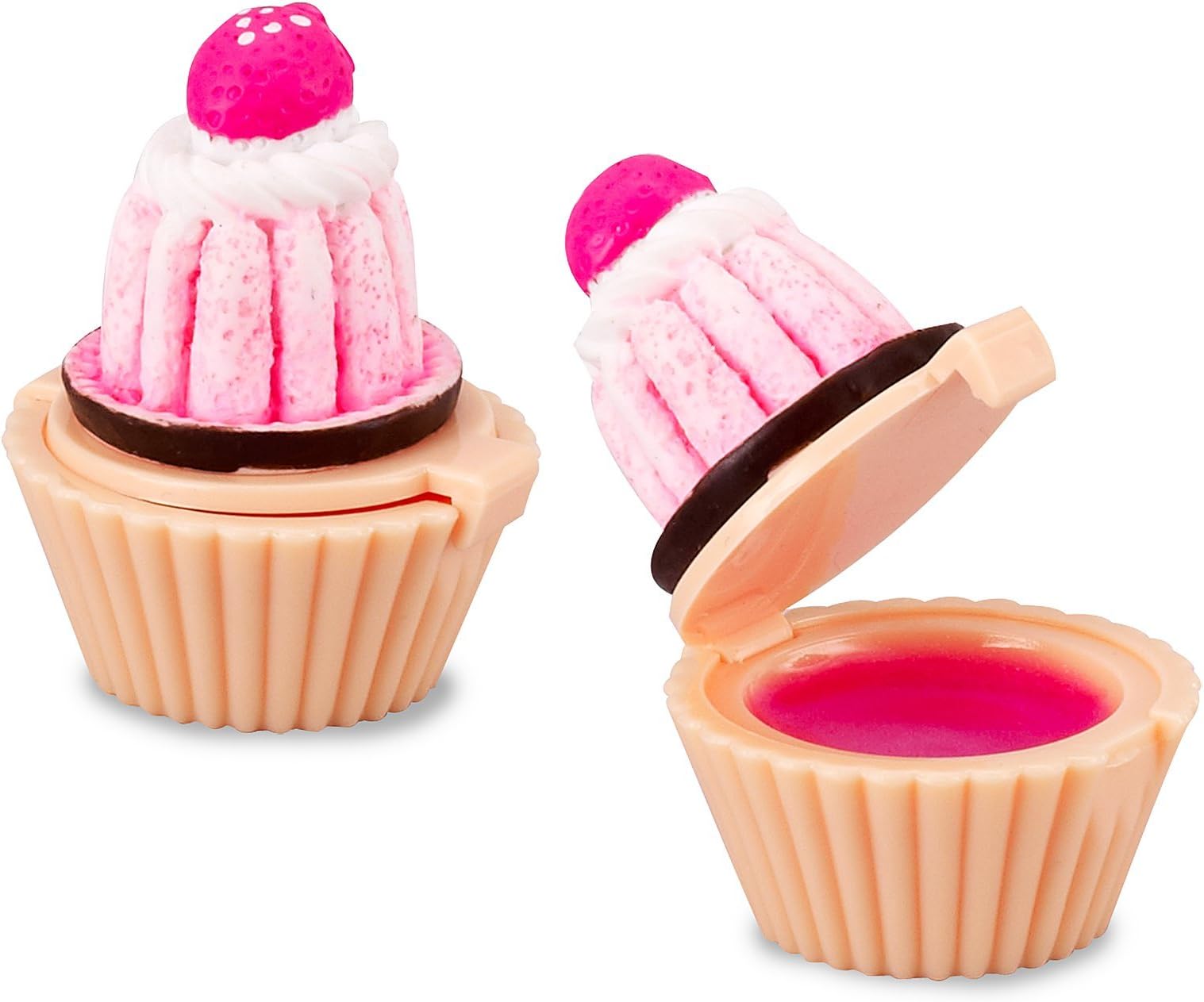 Rhode Island Novelty 1.25 Inch Cupcake Lip Gloss, One Dozen per Order