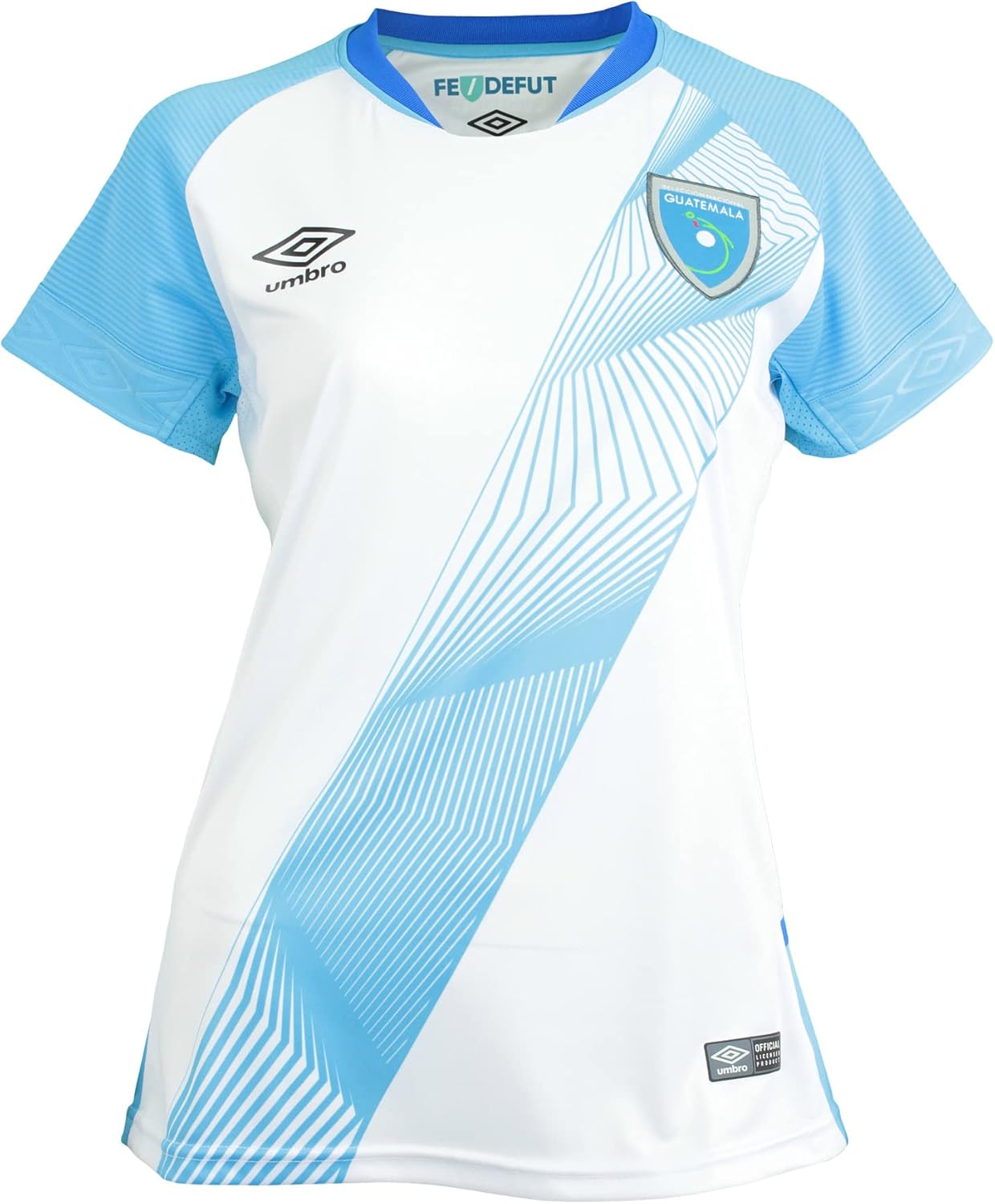 Umbro Women's 19/20 Guatemala Home Soccer Jersey, White
