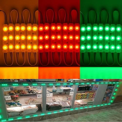 Miniatura 8 de Kit de luz LED para ventana de escaparate de 10 pies 5050 RGB de inyección LED módulo de luz con enchufe de alimentación y control remoto de 24